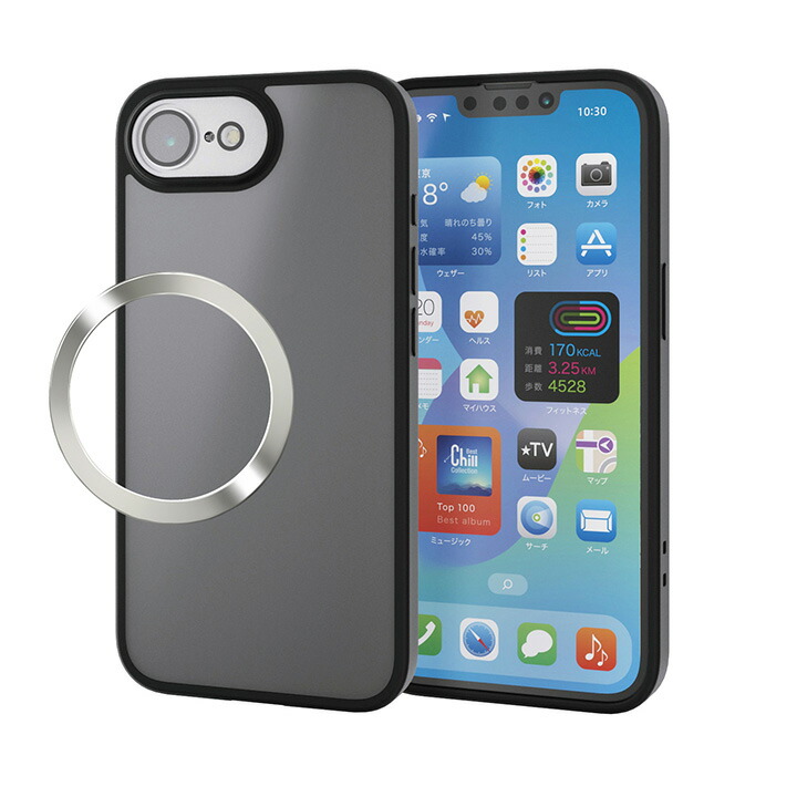 iPhone 17e/16e ハイブリッドケース 極限Plus メタルステッカー付