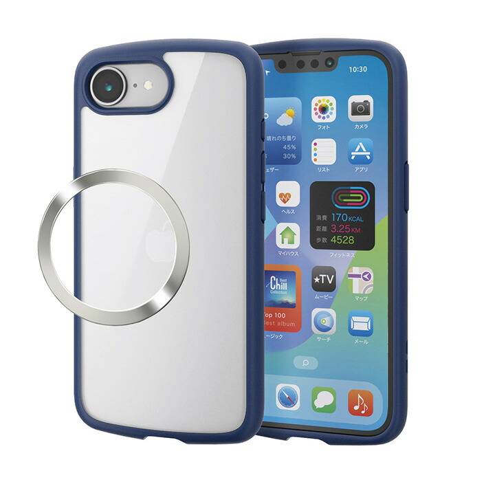 iPhone 16e TOUGH SLIM LITE ケース フレームカラー メタルステッカー