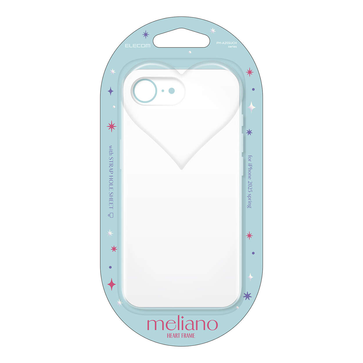 iPhone 16e ソフトケース ハートフレーム | エレコムダイレクト