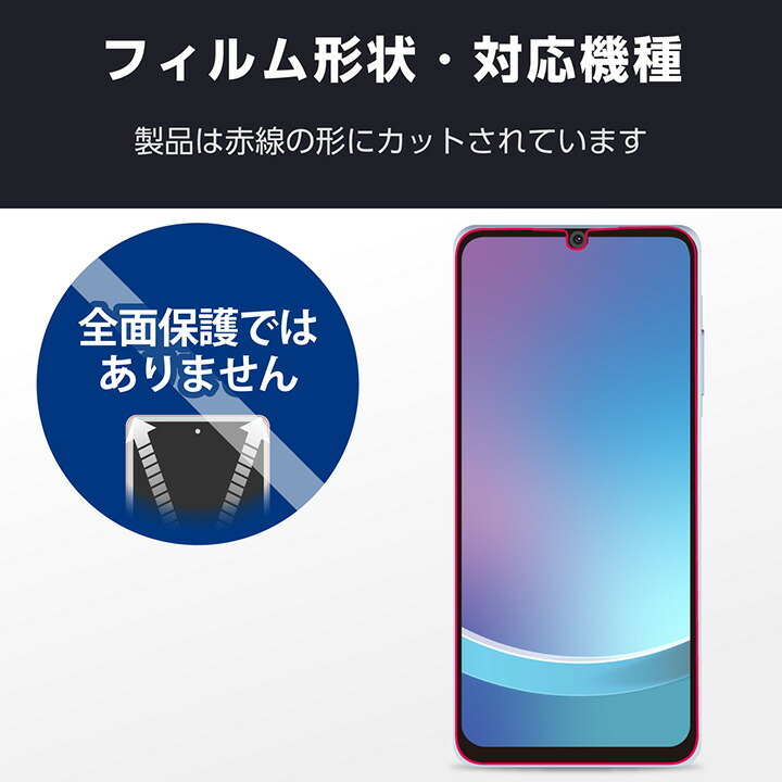 Galaxy A25 5G ガラスフィルム 動画映え 高透明 ブルーライト