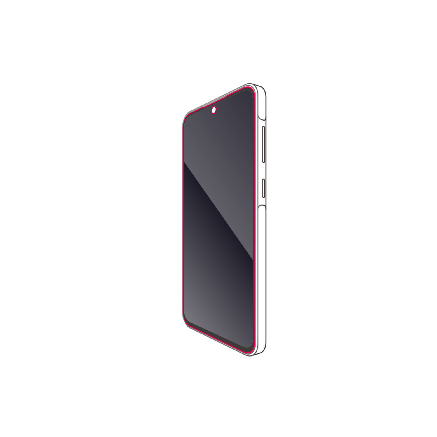 Galaxy A36 5G ガラスフィルム フレーム付き 高透明 | エレコム 