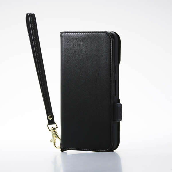 Google Pixel 9a ソフトレザーケース 磁石付 耐衝撃 ハンドストラップ