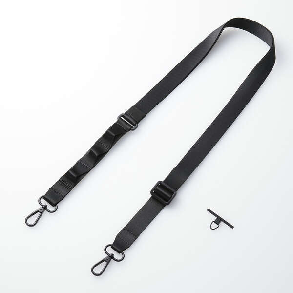 スマホショルダーストラップ/フラットベルト25mm/ループ付/ディープ