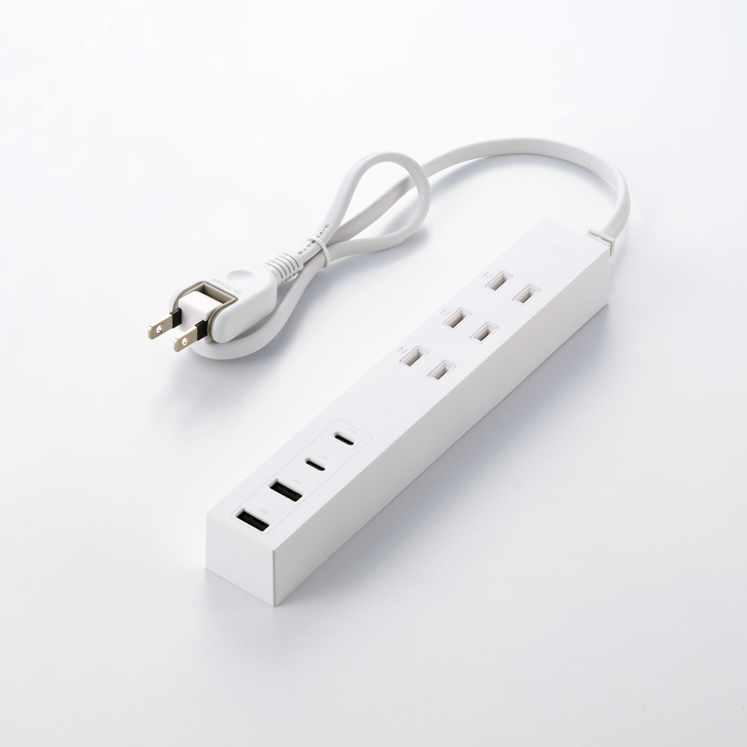 コード付きUSBタップ(0.5m/A×2+C×2) | エレコムダイレクトショップ