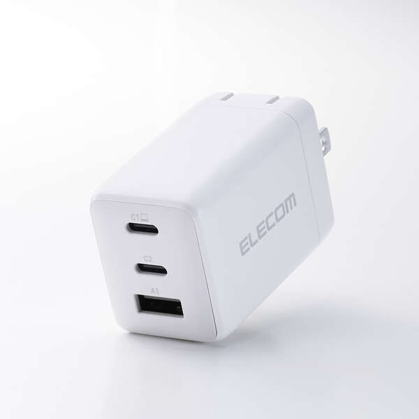 USB Power Delivery 67W AC充電器(C×2+A×1) | エレコムダイレクト