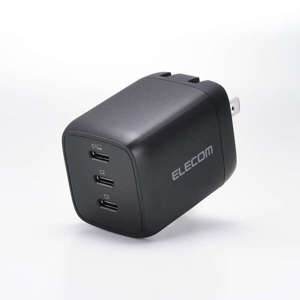 USB Power Delivery 67W自動選択AC充電器(C×3) | エレコムダイレクト