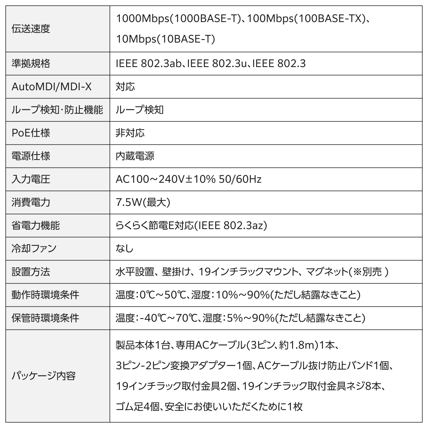 Giga対応16ポートスイッチ(金属筐体 電源内蔵) | エレコムダイレクト