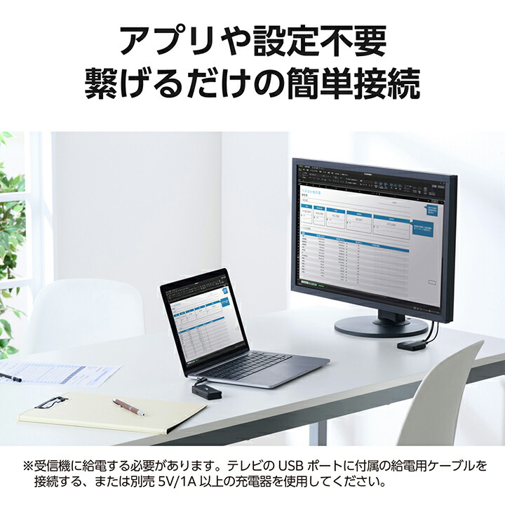 ELECOM ワイヤレスHDMI送受信機 LDE-WHDI20TR 無線HDMI送受信機(WHDI) - LDE-WHDI202TR