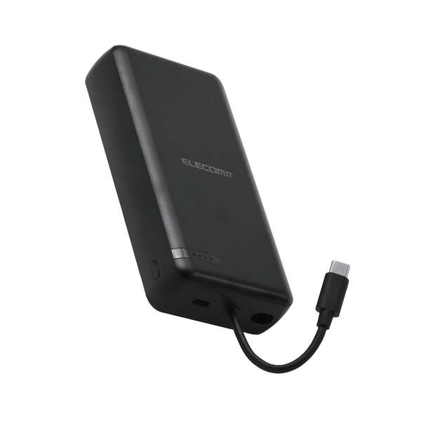 USB Type-C(TM)ケーブル一体モバイルバッテリー(20000mAh/20W