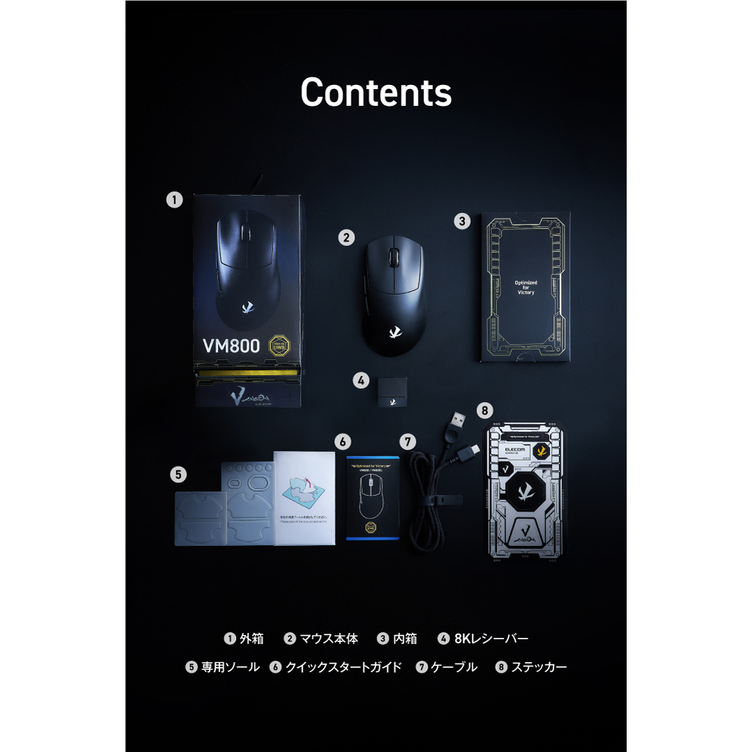 ELECOM VM800 Mサイズ V custom VM800 | エレコムダイレクトショップ本店はPC周辺機器