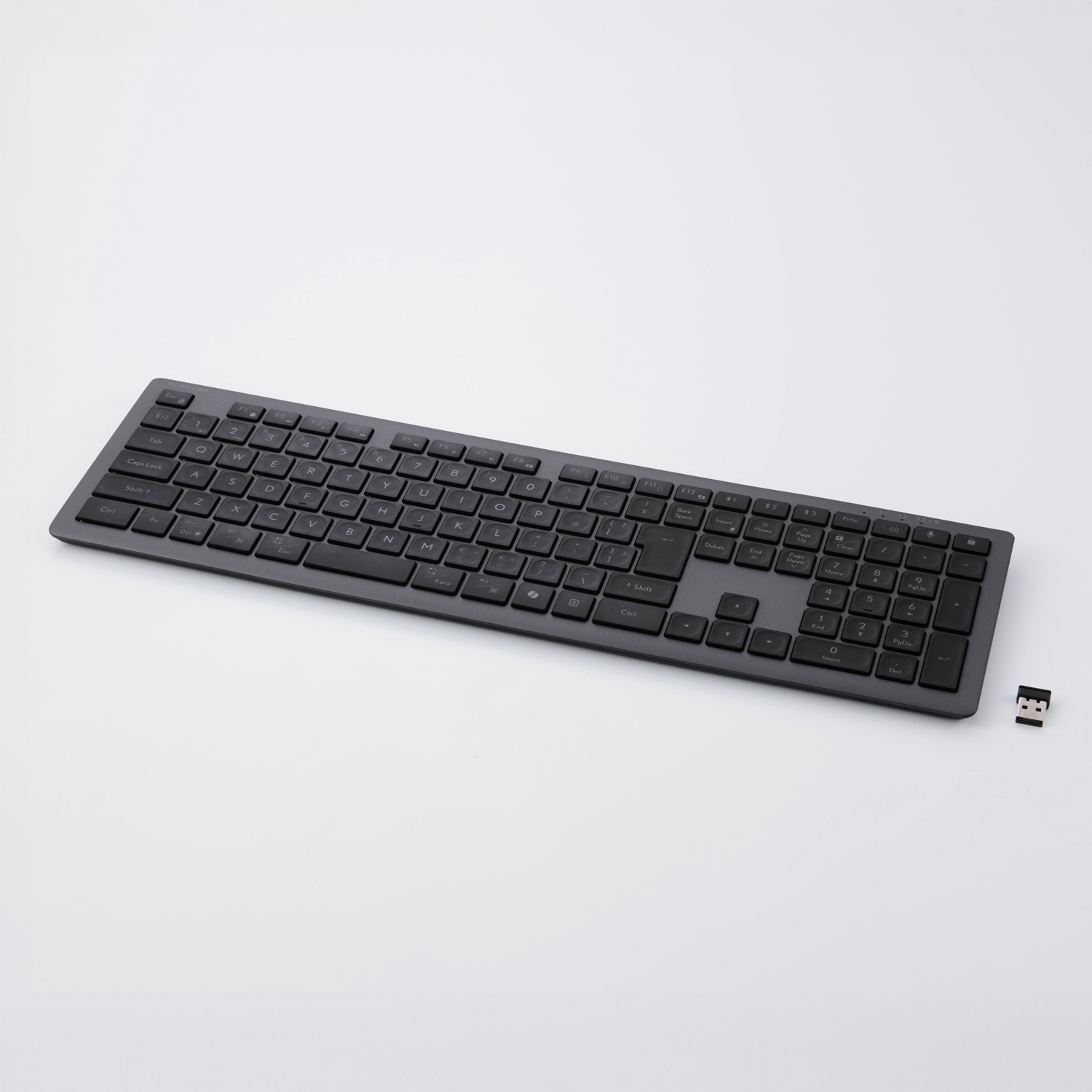 Precisionist USB無線/Bluetooth薄型フルキーボード | エレコム