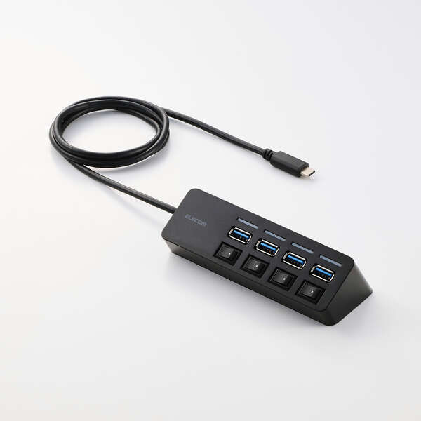 USB Type-C(TM) 4ポートUSB 5Gbpsハブ | エレコムダイレクト