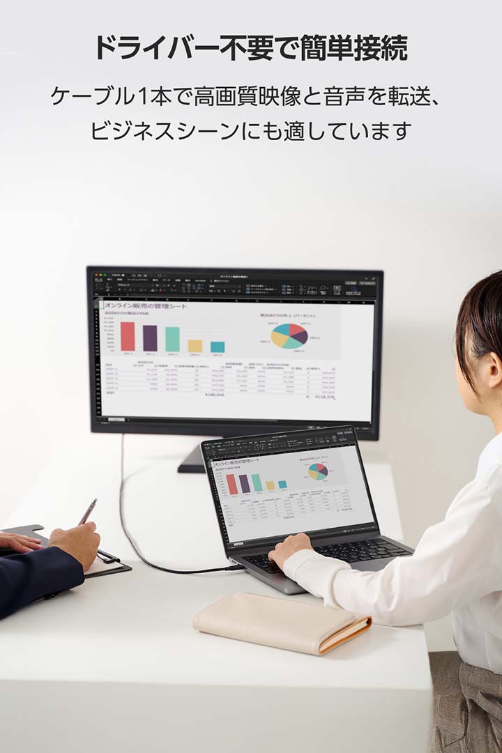 USB Type-C(TM) - HDMI(R)変換ケーブル | エレコムダイレクトショップ