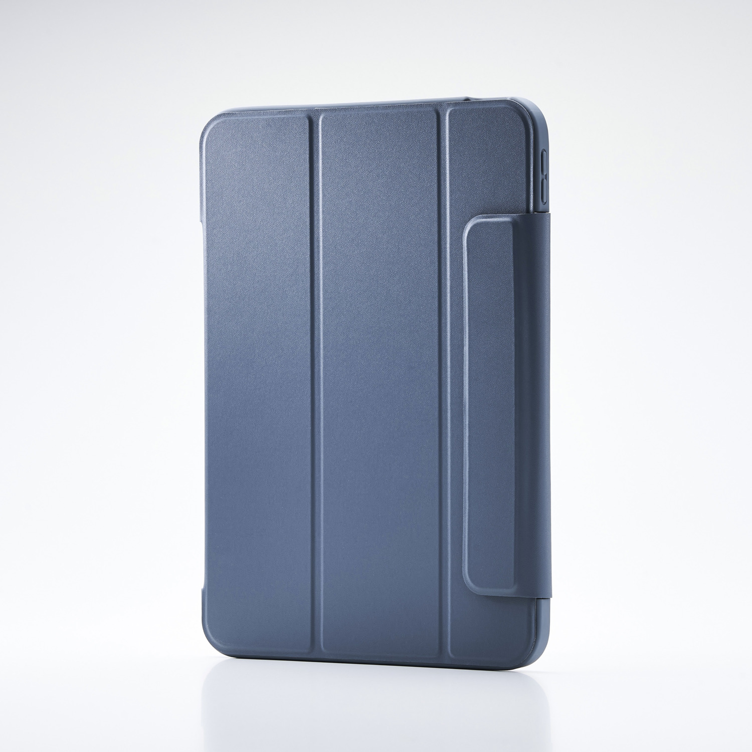 iPad(A16) フラップケース 薄型軽量 カラーエッジ 背面クリア