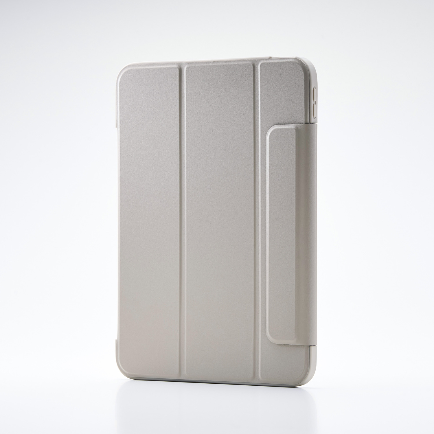 iPad(A16) フラップケース 薄型軽量 カラーエッジ 背面クリア