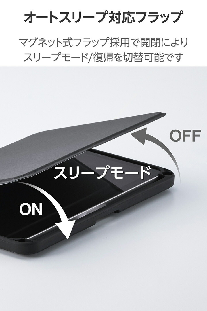 iPad mini(A17 Pro) フラップケース 360度回転 背面クリア 2アングル iPad mini(A17 Pro) フラップケース 360度回転 背面クリア 2アングル