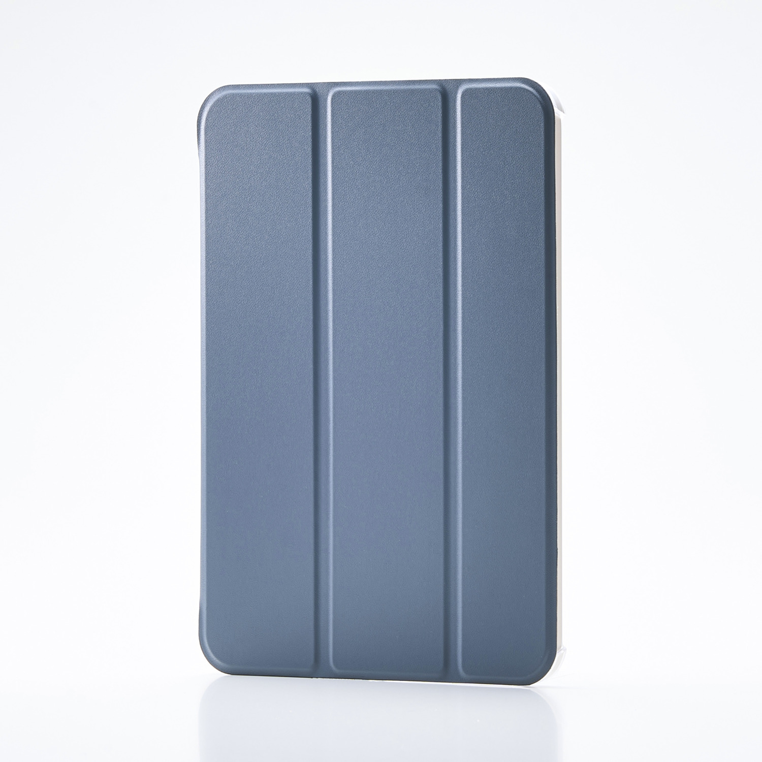 iPad mini(A17 Pro) フラップケース 薄型軽量 背面クリア 2アングル