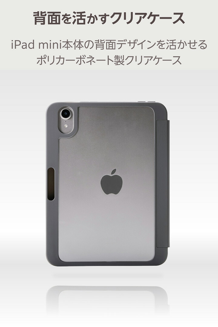 iPad mini(A17 Pro) フラップケース 薄型軽量 CHIC STYLE スリープ対応
