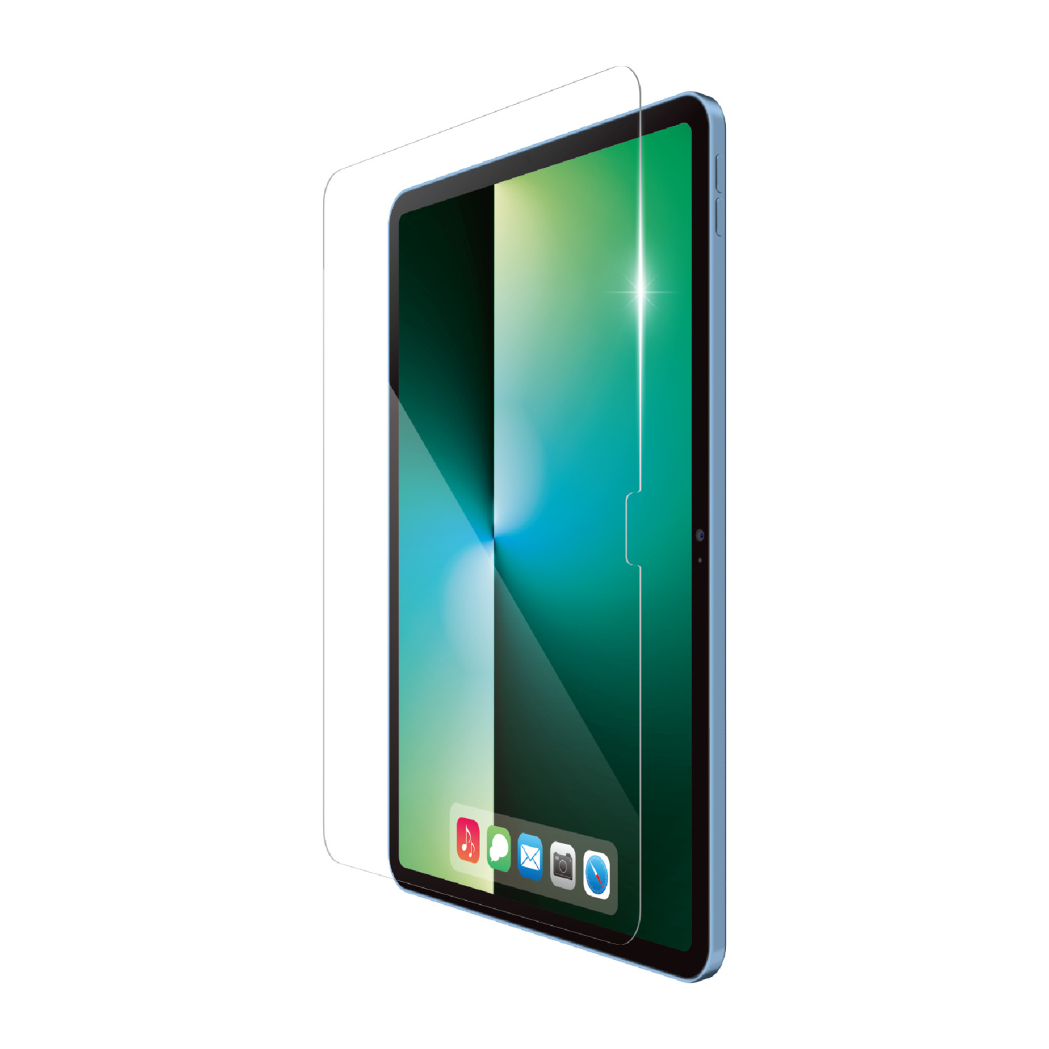 iPad(A16) (第10世代) フィルム ガラスライク 高透明 薄型 | エレコム