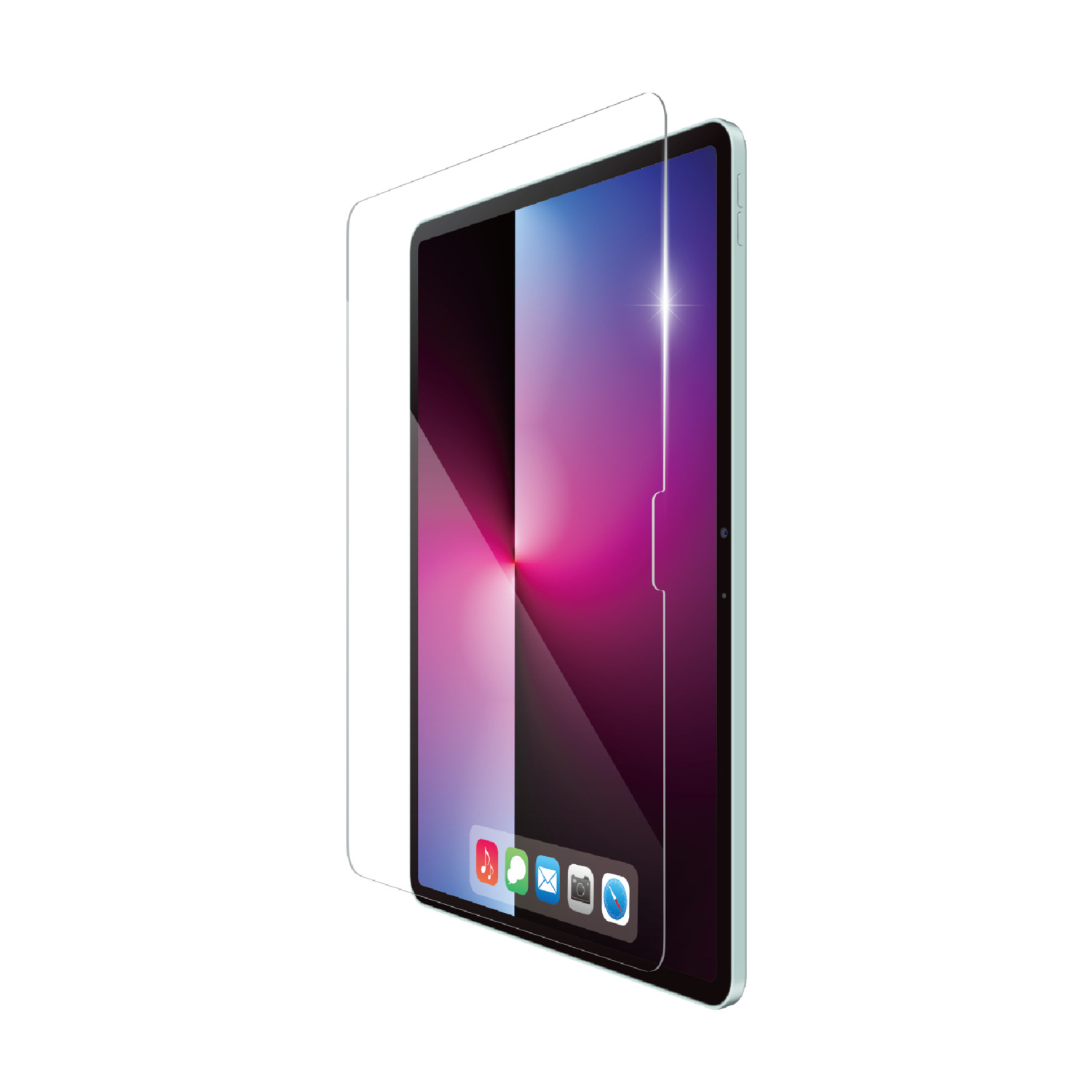 13インチiPad Air(M3/M2) ガラスフィルム 高透明 超簡単貼り付けツール