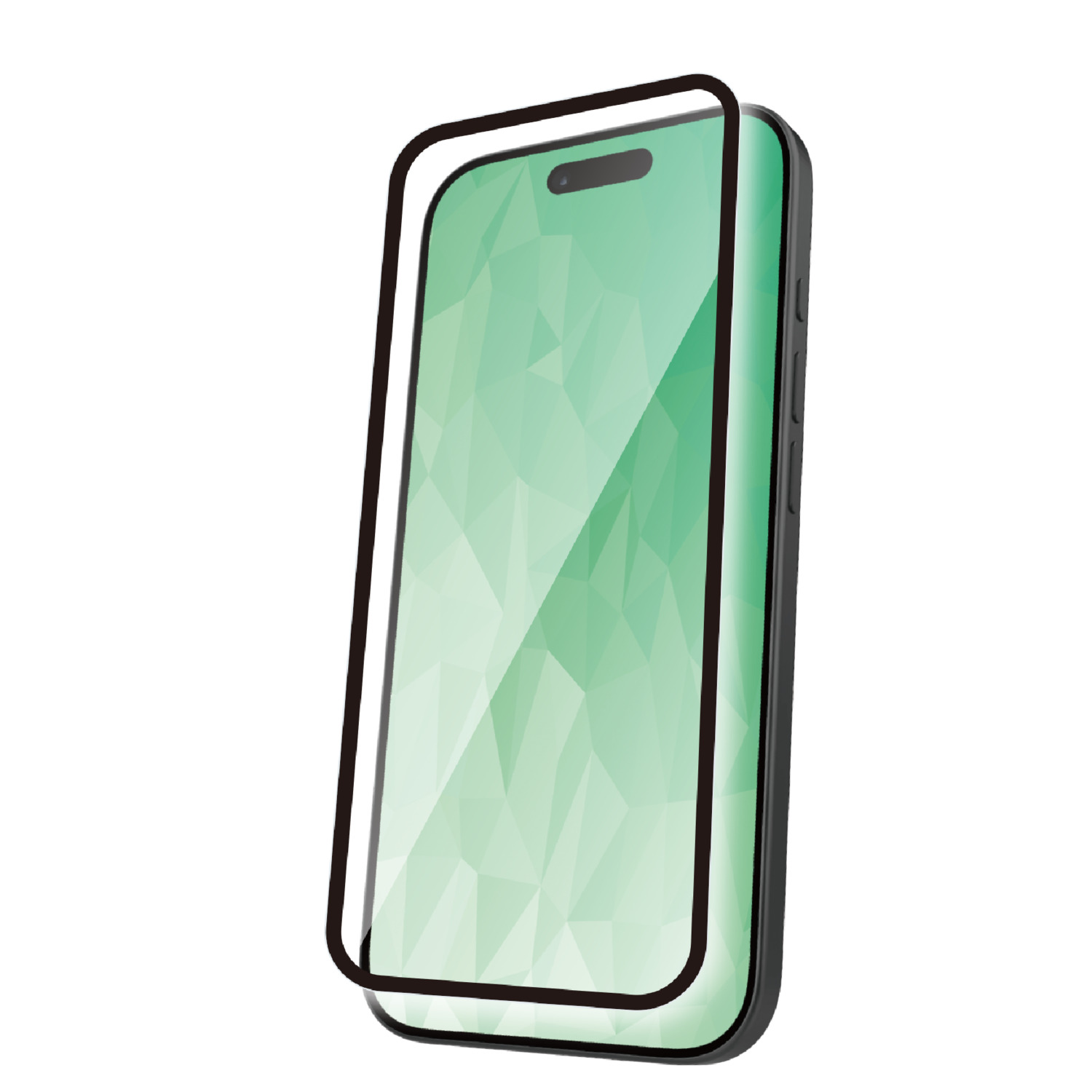 iPhone 17 Pro Max ガラスフィルム フレーム付 高透明 超簡単貼付