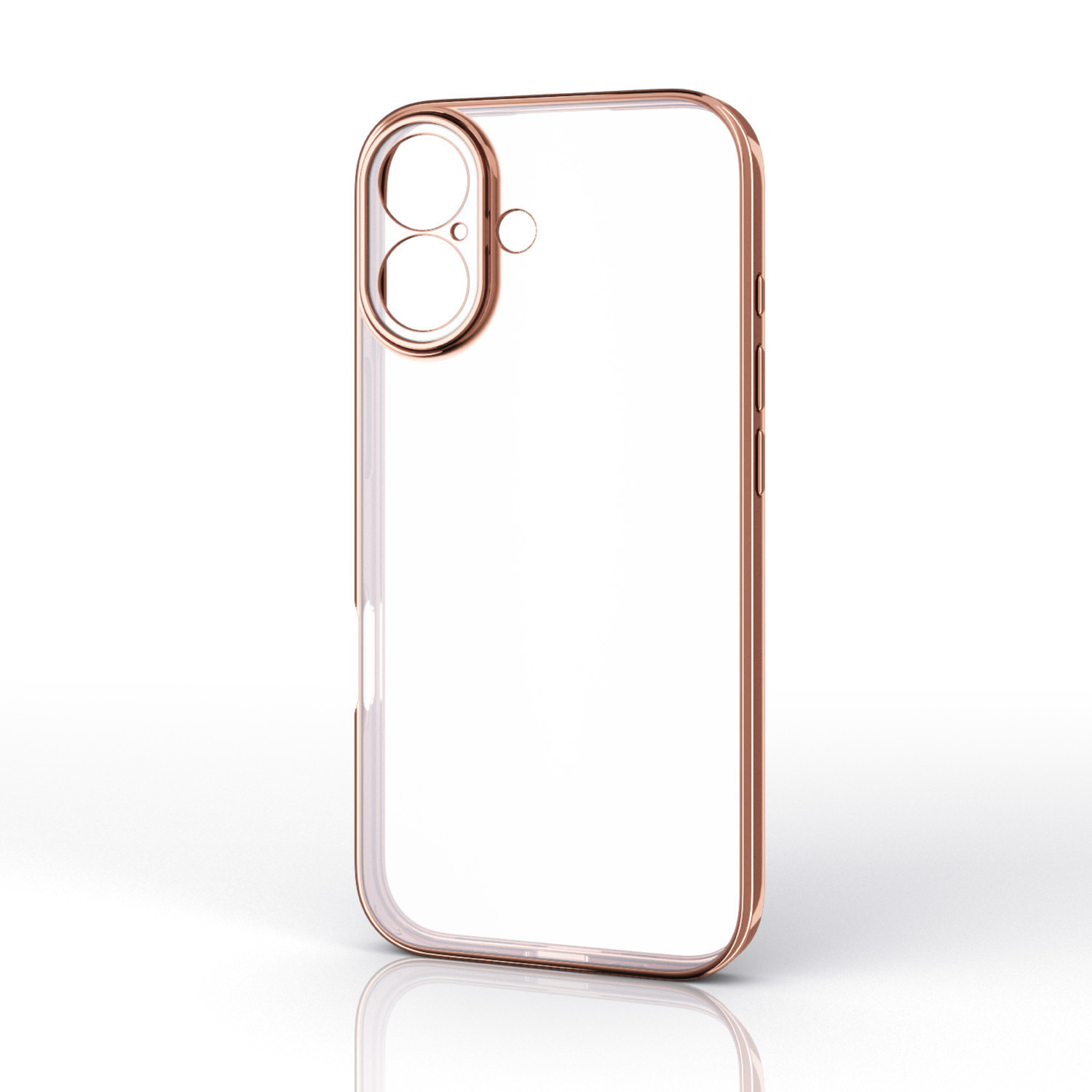 iPhone 17 ソフトケース 極限 メタリック メタルステッカー付