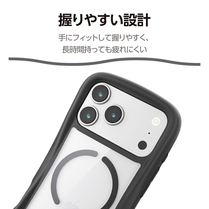 iPhone 17 Pro Max Grippy ハイブリッドケース フレームカラー MAGKEEP