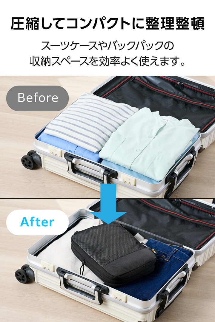旅行用パッキングキューブ XSサイズ | エレコムダイレクトショップ本店