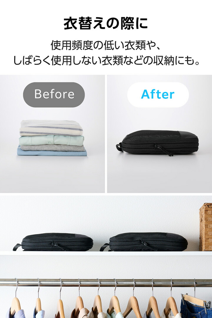 旅行用パッキングキューブ XSサイズ | エレコムダイレクトショップ本店