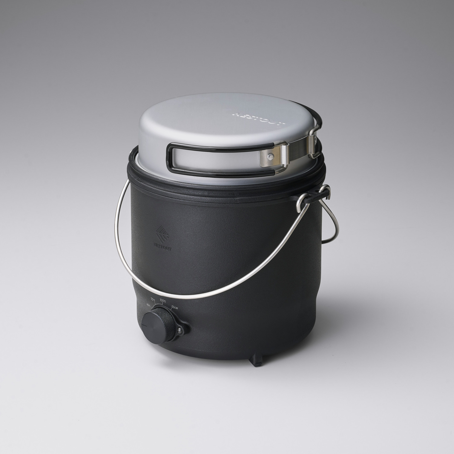 バーベキュー・調理用品 NESTOUT COOKER-1 HAC-NECK01BK NESTOUT 電気調理器 COOKER-1(500W) | エレコムダイレクトショップ本店