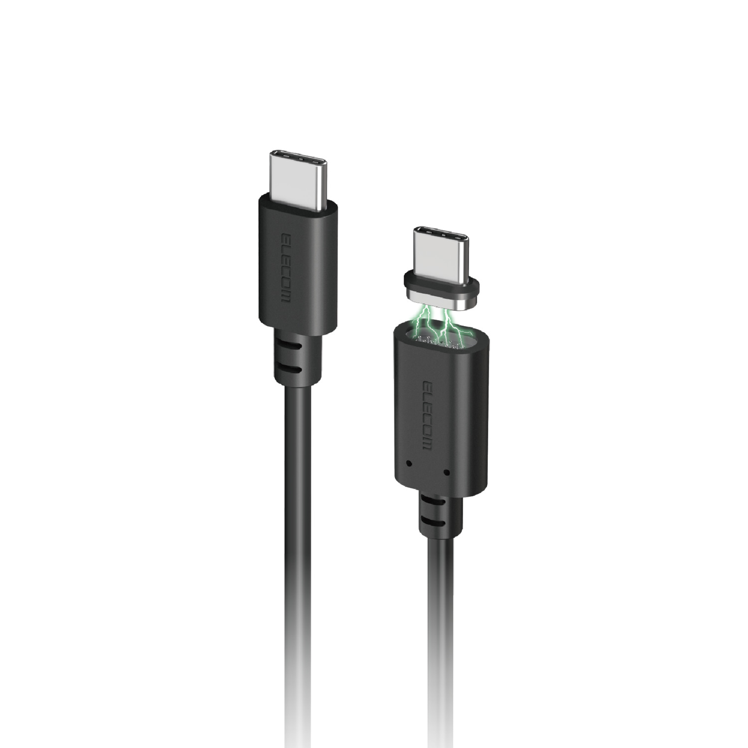ピタッとマグネットケーブル(USB Type-C(TM) - USB Type-C/60W