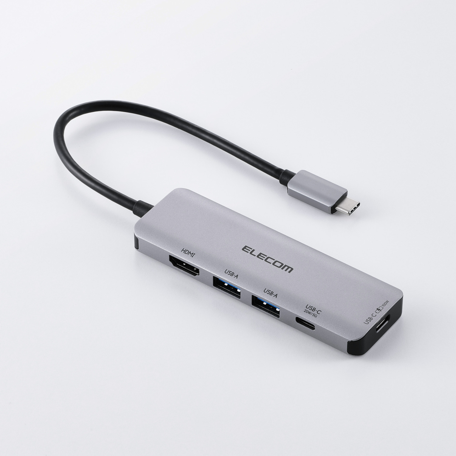 USB Type-C(TM)5in1ドッキングステーション (20W 出力対応) | エレコム