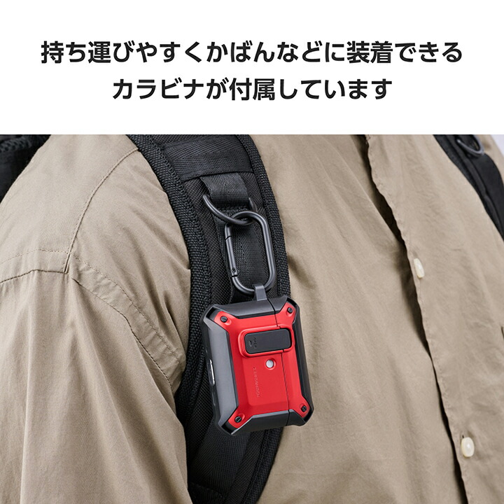 AirPods Pro 3 ZEROSHOCK Lock ハイブリッドケース | エレコム