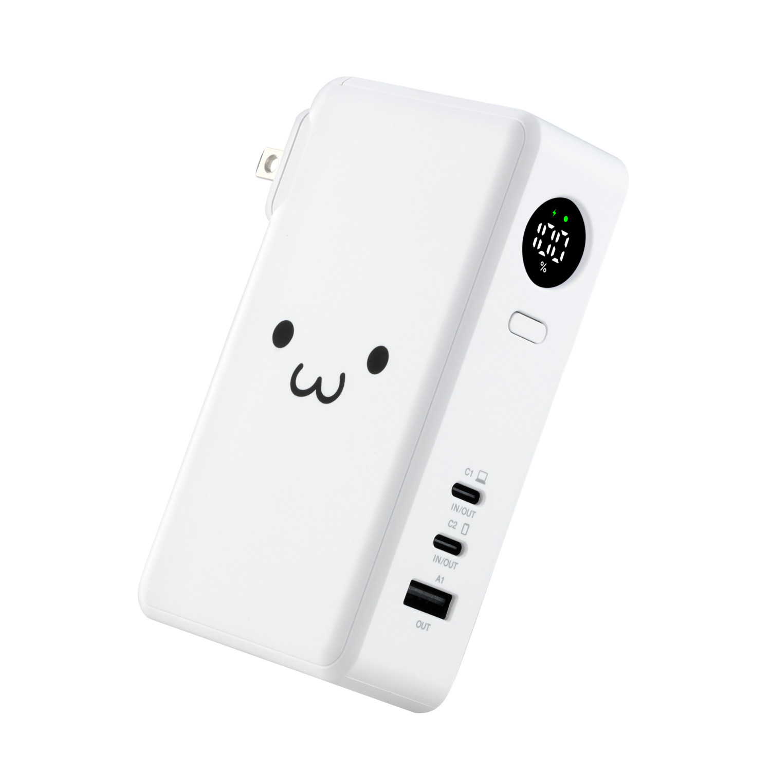 AC充電器一体モバイルバッテリー(10000mAh/67W/C×2+A×1) | エレコム 