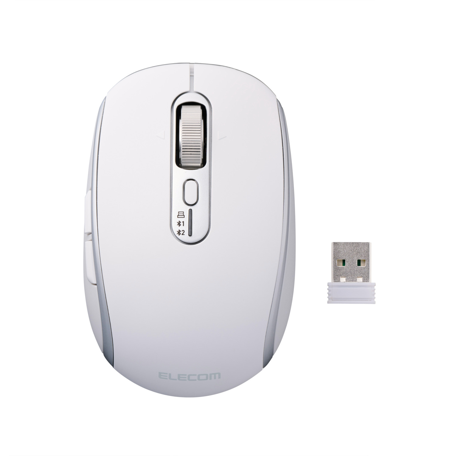 Precisionist USB無線/Bluetoothマウス[チルト付8ボタンMサイズ