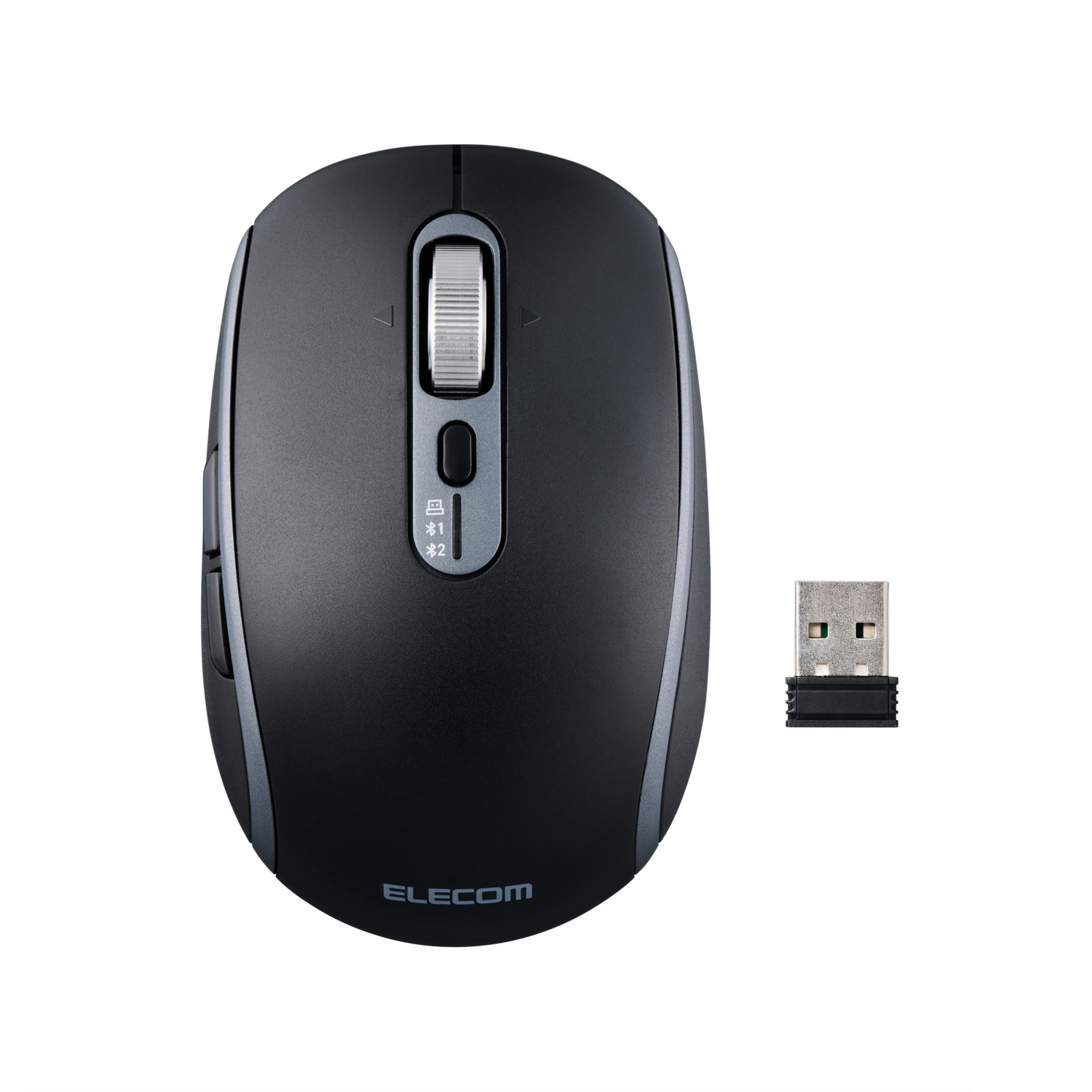 Precisionist USB無線/Bluetoothマウス[チルト付8ボタンMサイズ