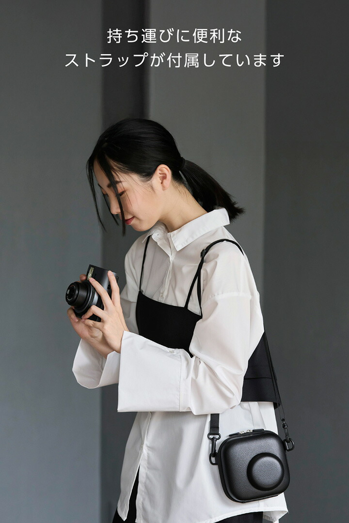 BTSカメラケース 限定品 instax miniシリーズ(チェキ)用 カメラケース/エンボス | エレコム