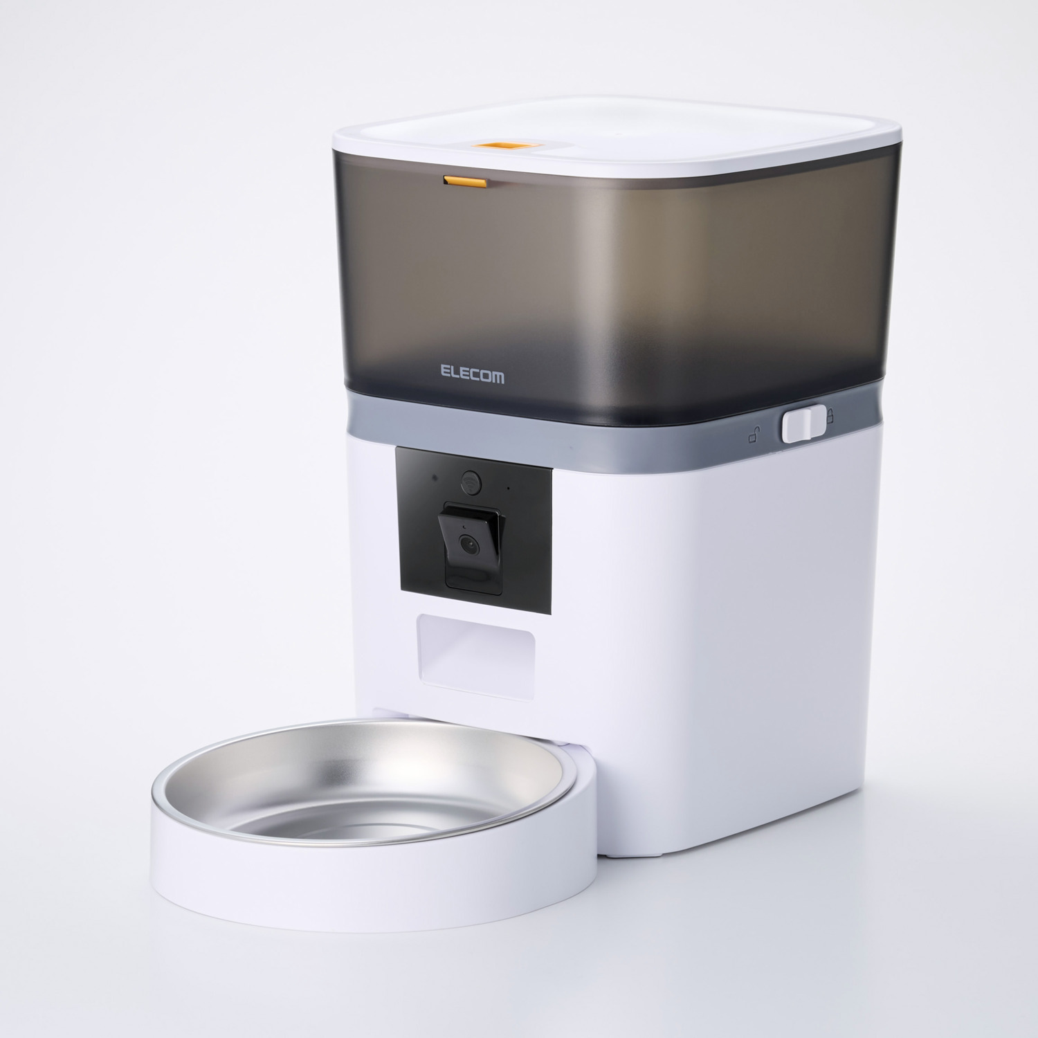スマホ対応カメラ付き自動給餌器(4L/ドライフード専用) | エレコム