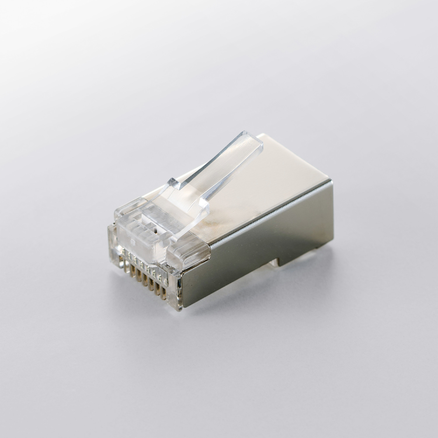 自作用RJ45コネクター(Cat5e/単線ヨリ線両対応/STP/10個入) | エレコム