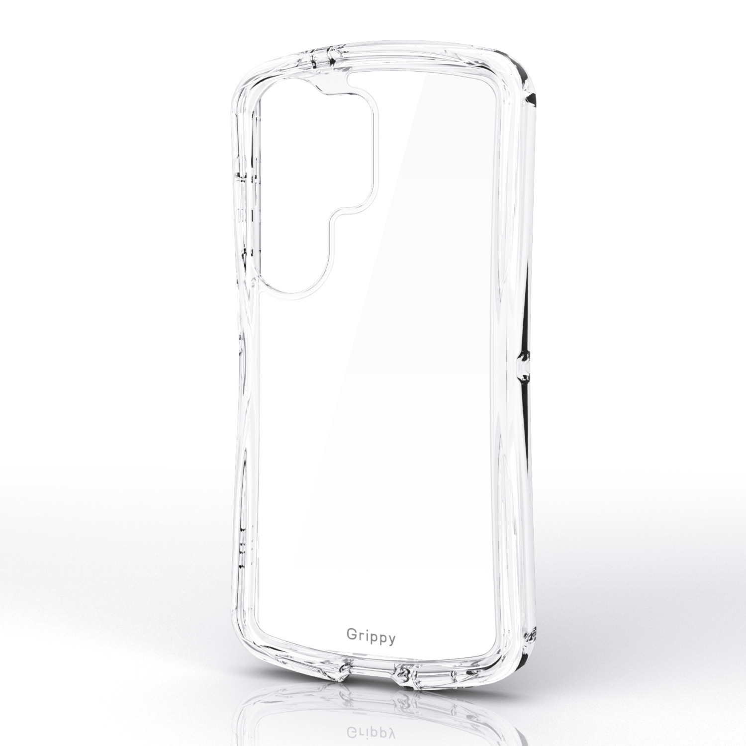 Galaxy S26 Ultra Grippy ハイブリッドケース クリア | エレコム