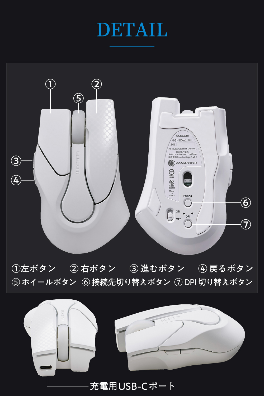 士郎正宗 復刻デザインマウス/Bluetooth | エレコムダイレクトショップ