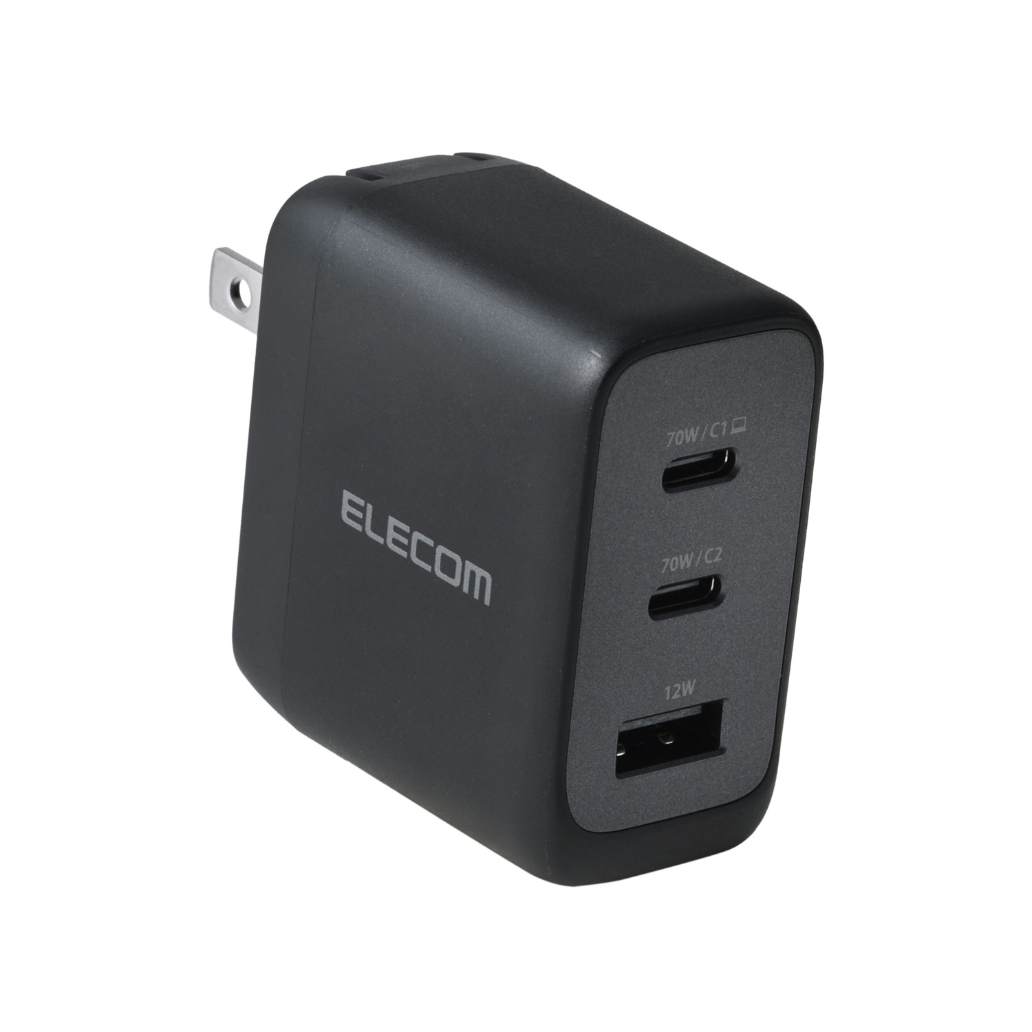 エレコムの充電器 AdjustCharge搭載 USB Power Delivery 70W AC充電器(C×2+A× | エレコム