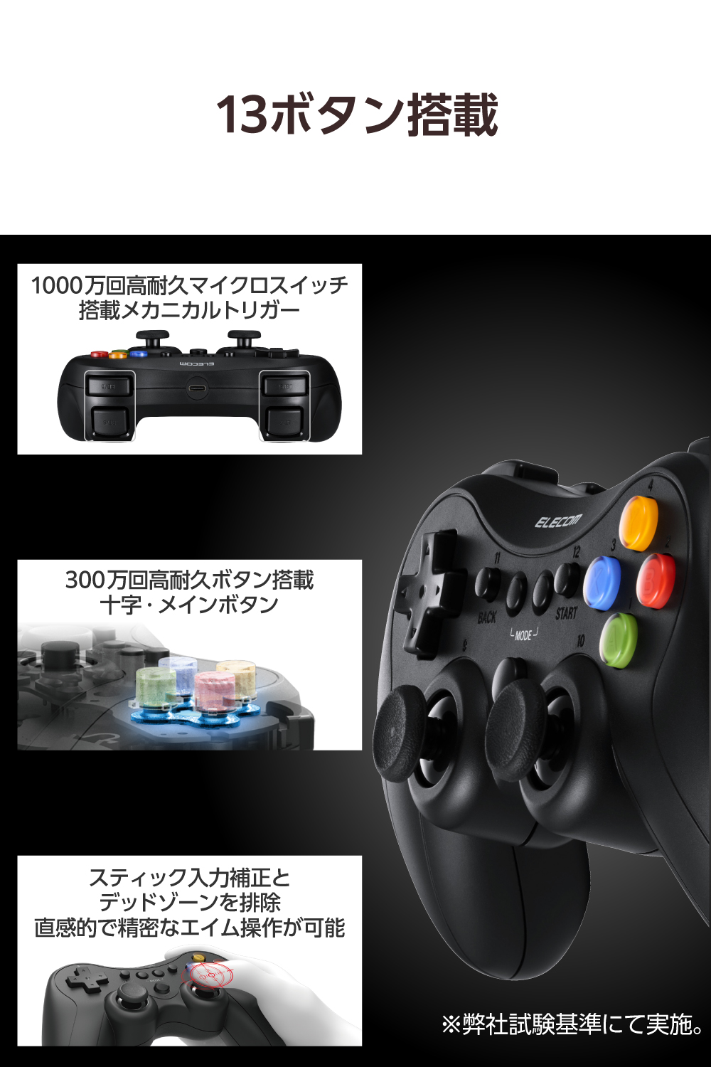 ELECOM GAMING 無線 FPS ゲームパッド GP50S | エレコムダイレクト