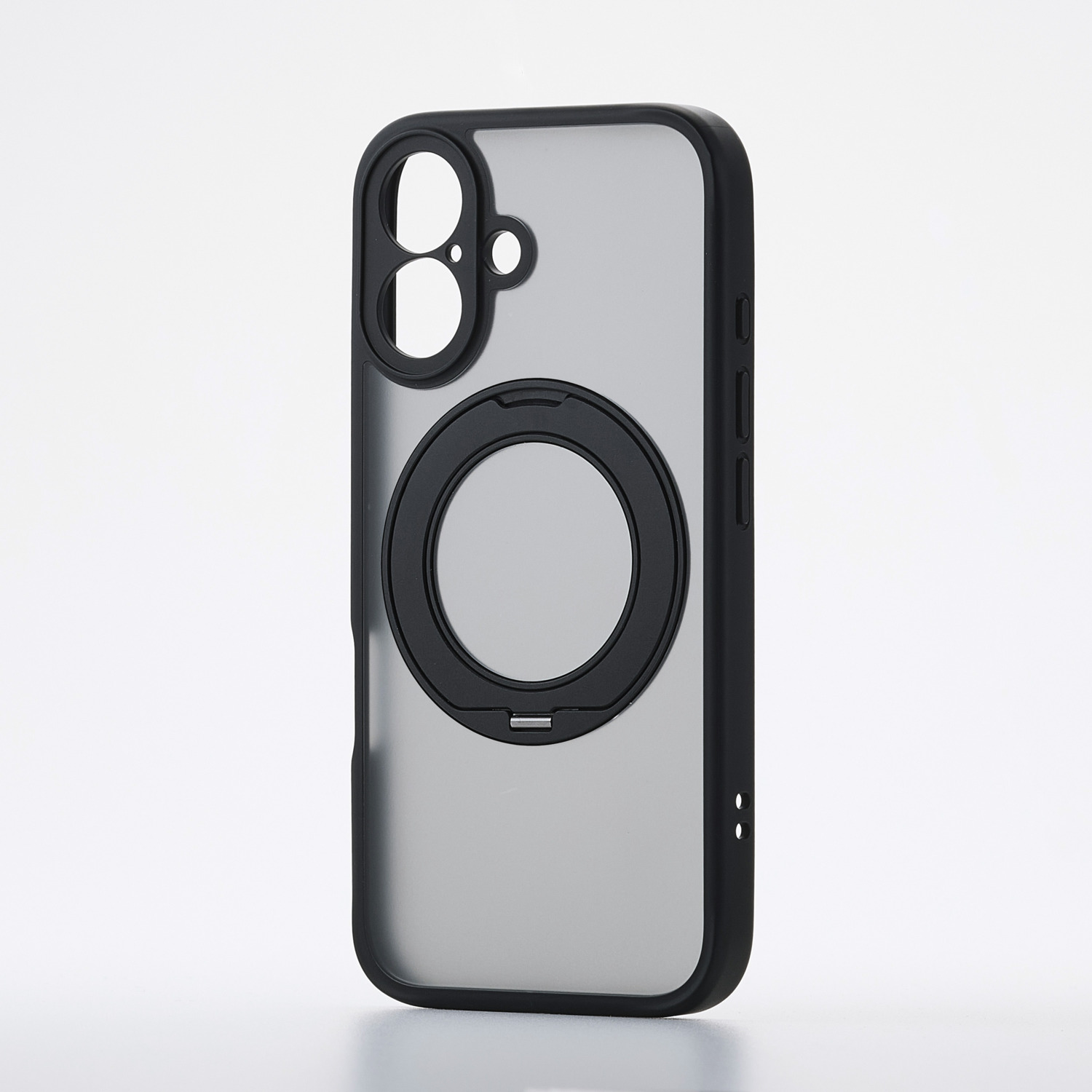 iPhone 16 ハイブリッドケース 極限 MAGKEEP スタンド | エレコム