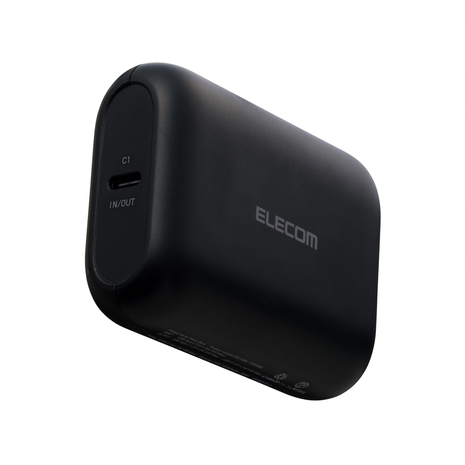 残量表示機能付きコンパクトモバイルバッテリー(10000mAh/15W