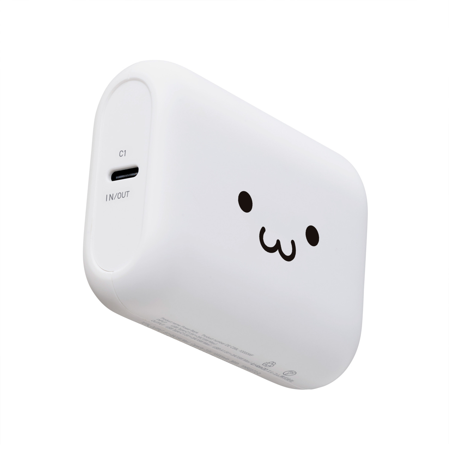 残量表示機能付きコンパクトモバイルバッテリー(10000mAh/15W