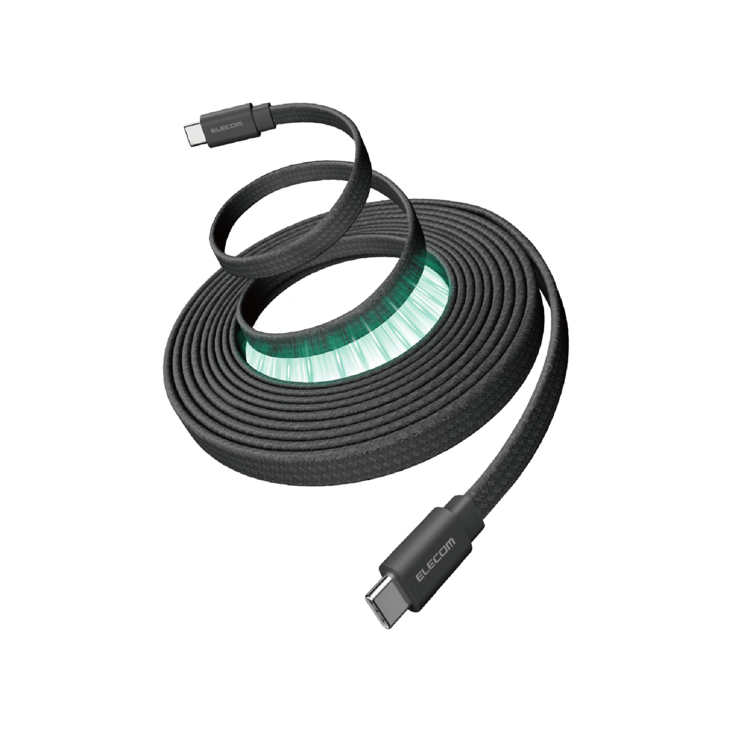 まとまるマグネットケーブル(USB Type-C - USB Type-C/メッシュ
