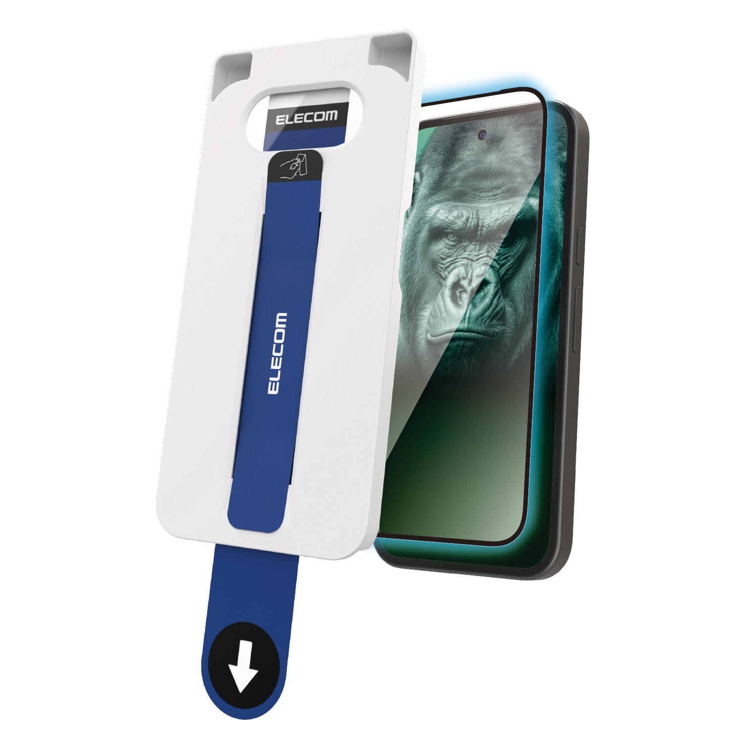 Google Pixel 10a ガラスフィルム フレーム付 ゴリラ 0.21mm BLC 貼付