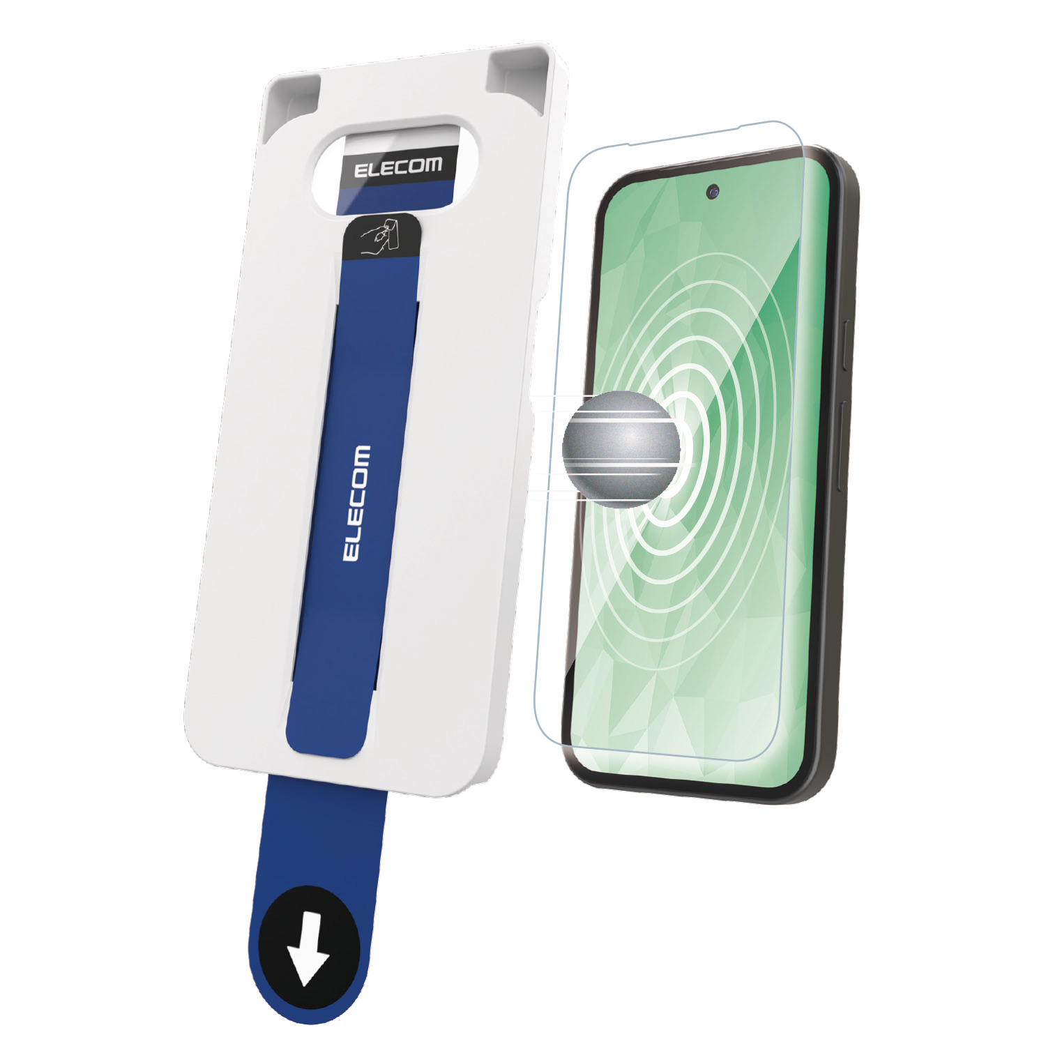 Google Pixel 10a ガラスフィルム SHOCKPROOF 高透明 超簡単貼付ツール 
