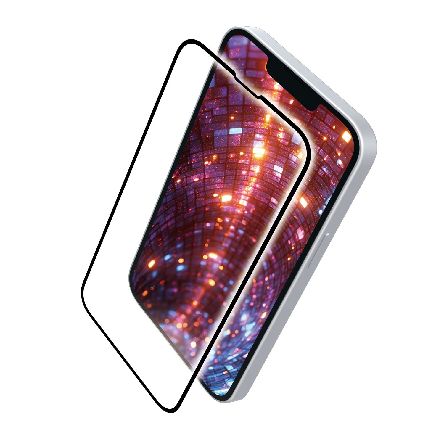 iPhone 17e/16e ガラスフィルム フレーム付 ゴリラ 0.21mm 超簡単貼付